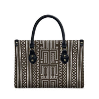 Mali Mud Cloth Leather Bag Bogolanfini Pattern - Wonder Print Shop