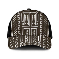Mali Mud Cloth Mesh Trucker Cap Bogolanfini Pattern - Wonder Print Shop