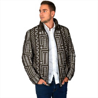 Mali Mud Cloth Padded Jacket Bogolanfini Pattern - Wonder Print Shop