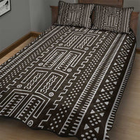 Mali Mud Cloth Quilt Bed Set Bogolanfini Pattern - Wonder Print Shop
