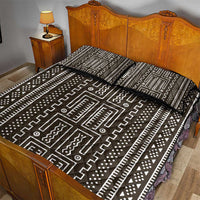 Mali Mud Cloth Quilt Bed Set Bogolanfini Pattern - Wonder Print Shop