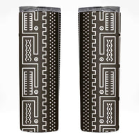 Mali Mud Cloth Skinny Tumbler Bogolanfini Pattern - Wonder Print Shop