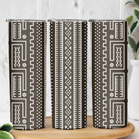 Mali Mud Cloth Skinny Tumbler Bogolanfini Pattern - Wonder Print Shop