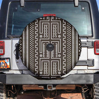Mali Mud Cloth Spare Tire Cover Bogolanfini Pattern - Wonder Print Shop