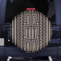 Mali Mud Cloth Spare Tire Cover Bogolanfini Pattern - Wonder Print Shop