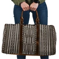 Mali Mud Cloth Travel Bag Bogolanfini Pattern - Wonder Print Shop