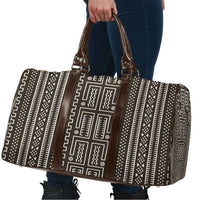 Mali Mud Cloth Travel Bag Bogolanfini Pattern - Wonder Print Shop