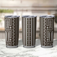 Mali Mud Cloth Tumbler Cup Bogolanfini Pattern - Wonder Print Shop