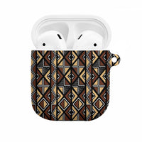 Mali Mud Cloth Legacy Pattern AirPods Case Ethnic Geometry Style - Wonder Print Shop