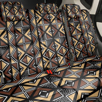 Mali Mud Cloth Legacy Pattern Back Car Seat Cover Ethnic Geometry Style - Wonder Print Shop