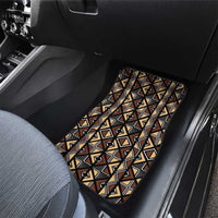 Mali Mud Cloth Legacy Pattern Car Mats Ethnic Geometry Style - Wonder Print Shop