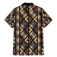 Mali Mud Cloth Legacy Pattern Family Matching Mermaid Dress and Hawaiian Shirt Ethnic Geometry Style - Wonder Print Shop