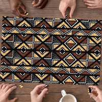 Mali Mud Cloth Legacy Pattern Puzzle Ethnic Geometry Style - Wonder Print Shop