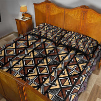 Mali Mud Cloth Legacy Pattern Quilt Bed Set Ethnic Geometry Style - Wonder Print Shop