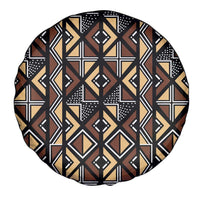 Mali Mud Cloth Legacy Pattern Spare Tire Cover Ethnic Geometry Style - Wonder Print Shop