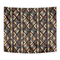 Mali Mud Cloth Legacy Pattern Tapestry Ethnic Geometry Style - Wonder Print Shop
