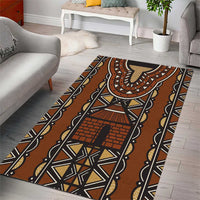 Mali Mud Cloth African Village Area Rug Ethnic Geometry Style - Wonder Print Shop