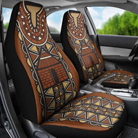 Mali Mud Cloth African Village Car Seat Cover Ethnic Geometry Style - Wonder Print Shop