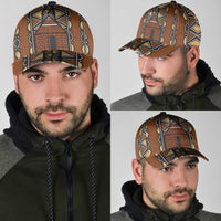 Mali Mud Cloth African Village Classic Cap Ethnic Geometry Style - Wonder Print Shop