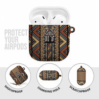Mali Mud Cloth Leopards Legacy AirPods Case Tribal Village - Wonder Print Shop