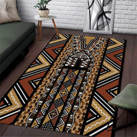 Mali Mud Cloth Leopards Legacy Area Rug Tribal Village - Wonder Print Shop