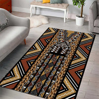 Mali Mud Cloth Leopards Legacy Area Rug Tribal Village - Wonder Print Shop