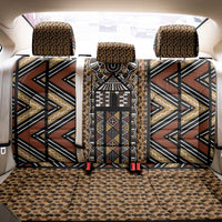 Mali Mud Cloth Leopards Legacy Back Car Seat Cover Tribal Village - Wonder Print Shop