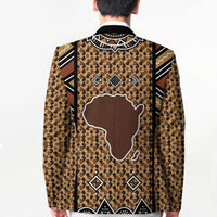 Mali Mud Cloth Leopards Legacy Blazer Tribal Village - Wonder Print Shop