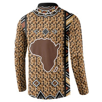 Mali Mud Cloth Leopards Legacy Button Sweatshirt Tribal Village - Wonder Print Shop