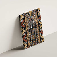 Mali Mud Cloth Leopards Legacy Canvas Wall Art Tribal Village - Wonder Print Shop