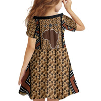 Mali Mud Cloth Leopards Legacy Family Matching Off The Shoulder Long Sleeve Dress and Hawaiian Shirt Tribal Village - Wonder Print Shop