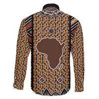 Mali Mud Cloth Leopards Legacy Family Matching Off Shoulder Maxi Dress and Hawaiian Shirt Tribal Village - Wonder Print Shop