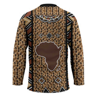 Mali Mud Cloth Leopards Legacy Hockey Jersey Tribal Village - Wonder Print Shop