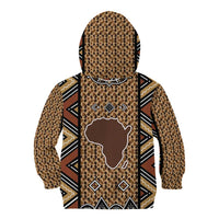 Mali Mud Cloth Leopards Legacy Kid Hoodie Tribal Village - Wonder Print Shop