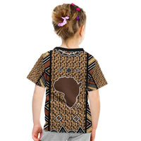 Mali Mud Cloth Leopards Legacy Kid T Shirt Tribal Village - Wonder Print Shop