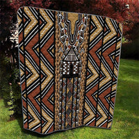 Mali Mud Cloth Leopards Legacy Quilt Tribal Village - Wonder Print Shop