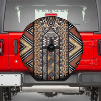 Mali Mud Cloth Leopards Legacy Spare Tire Cover Tribal Village - Wonder Print Shop