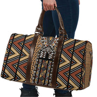 Mali Mud Cloth Leopards Legacy Travel Bag Tribal Village - Wonder Print Shop