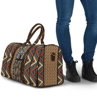 Mali Mud Cloth Leopards Legacy Travel Bag Tribal Village - Wonder Print Shop