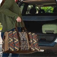 Mali Mud Cloth Leopards Legacy Travel Bag Tribal Village - Wonder Print Shop