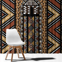 Mali Mud Cloth Leopards Legacy Window Curtain Tribal Village - Wonder Print Shop