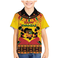 Kwanzaa Holiday Family Matching Mermaid Dress and Hawaiian Shirt African Pattern - Wonder Print Shop