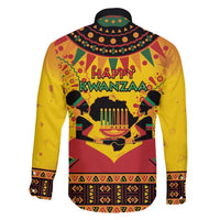 Kwanzaa Holiday Family Matching Short Sleeve Bodycon Dress and Hawaiian Shirt African Pattern - Wonder Print Shop