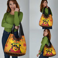 Kwanzaa Holiday Grocery Bag African Pattern
