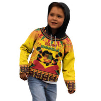 Kwanzaa Holiday Kid Hoodie African Pattern - Wonder Print Shop