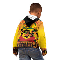Kwanzaa Holiday Kid Hoodie African Pattern - Wonder Print Shop