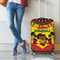 Kwanzaa Holiday Luggage Cover African Pattern - Wonder Print Shop