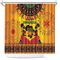 Kwanzaa Holiday Shower Curtain African Pattern