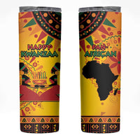 Kwanzaa Holiday Skinny Tumbler African Pattern - Wonder Print Shop