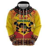 Kwanzaa Holiday Zip Hoodie African Pattern - Wonder Print Shop